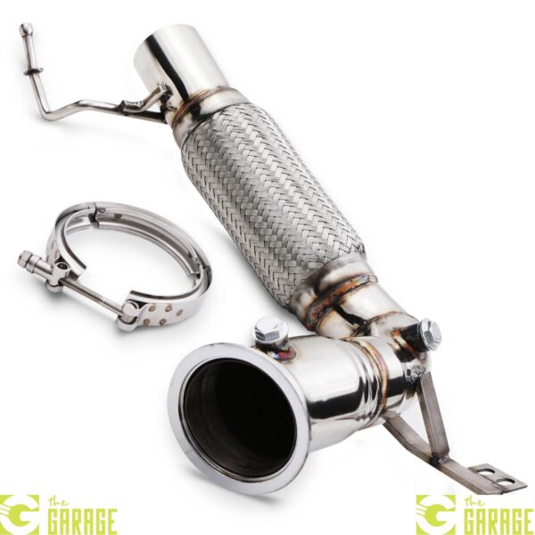 STAINLESS STEEL EXHAUST DE CAT DECAT PIPE FOR BMW MINI F56 COOPER S 2.0T 14-19