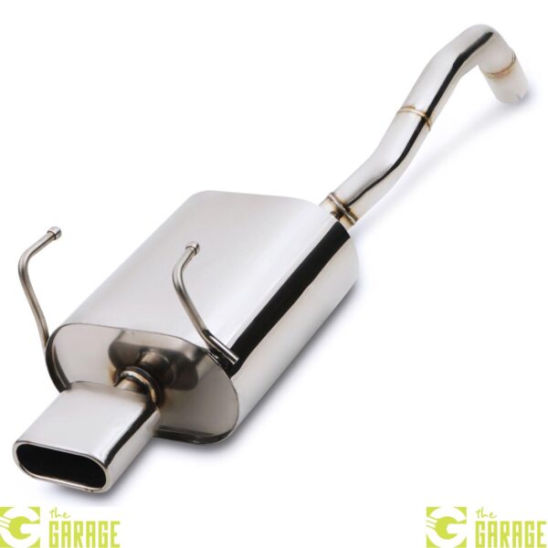 STAINLESS STEEL EXHAUST REAR SILENCER BACK BOX FOR FIAT 500 1.2 8V 2007-2013