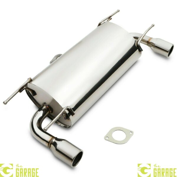 STAINLESS EXHAUST SYSTEM REAR SILENCER BACK BOX SYSTEM FOR MAZDA MX5 MK3 1.8 2.0