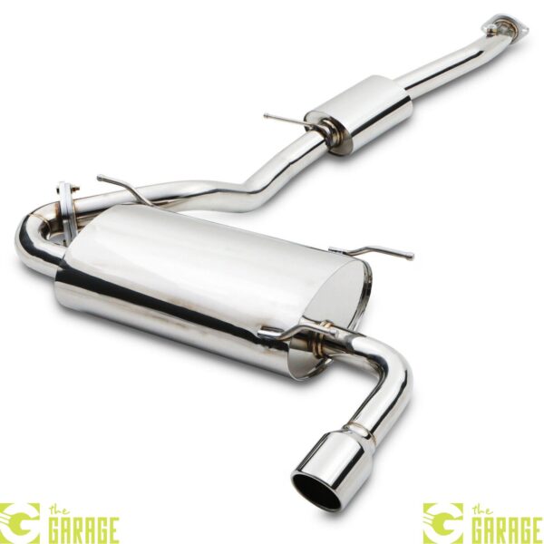 2.5" CAT BACK EXHAUST SYSTEM - 3 PIECE - MAZDA MX5 MK2.5 NB 1.8 01-05