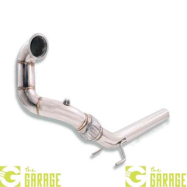 STAINLESS EXHAUST 3" DE CAT DECAT DOWNPIPE FOR VW POLO MK5 GTI 1.8 TFSI 15-17