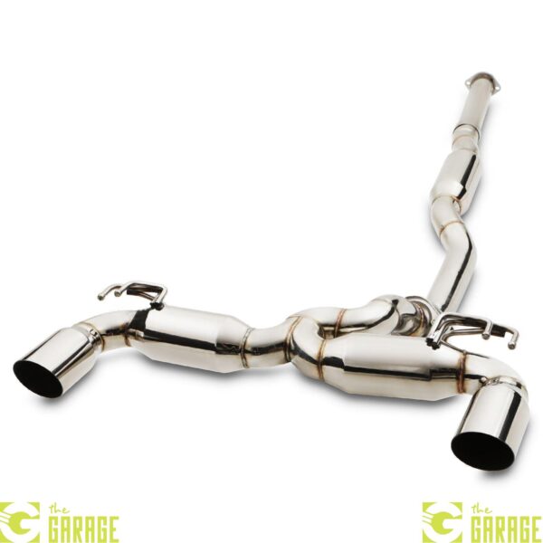 3" STAINLESS CAT BACK RACE EXHAUST SYSTEM FOR MITSUBISHI LANCER EVO 10 X 07-16