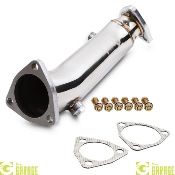 2.5-3" STAINLESS RACE EXHAUST DE CAT DECAT DOWN PIPE FOR AUDI A4 B6 1.8T 20V