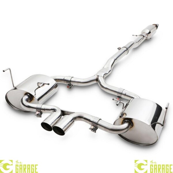 2.5" STAINLESS CARBON CATBACK EXHAUST SYSTEM FOR BMW MINI R53 COOPER S 1.6 02-06