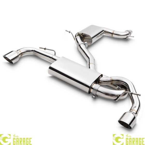 2.5" STAINLESS CATBACK EXHAUST SYSTEM FOR VW VOLKSWAGEN GOLF MK6 GTI 2.0 TFSI