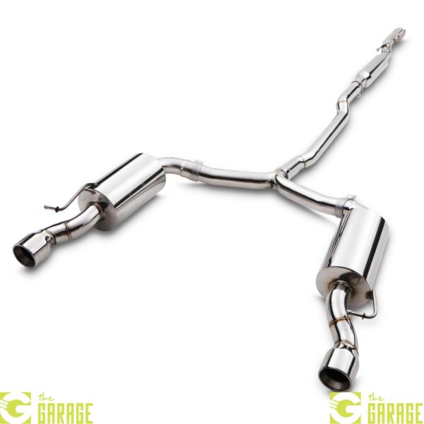 STAINLESS STEEL CAT BACK EXHAUST SYSTEM FOR MINI CLUBMAN COOPER S R55 1.6 07-14