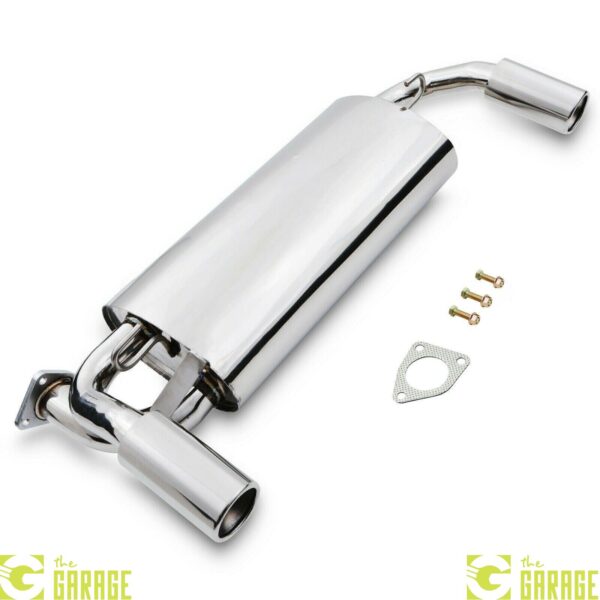 STAINLESS EXHAUST SYSTEM REAR SILENCER BACKBOX FOR MGTF MGF MG TF MK2 1.6 02-05