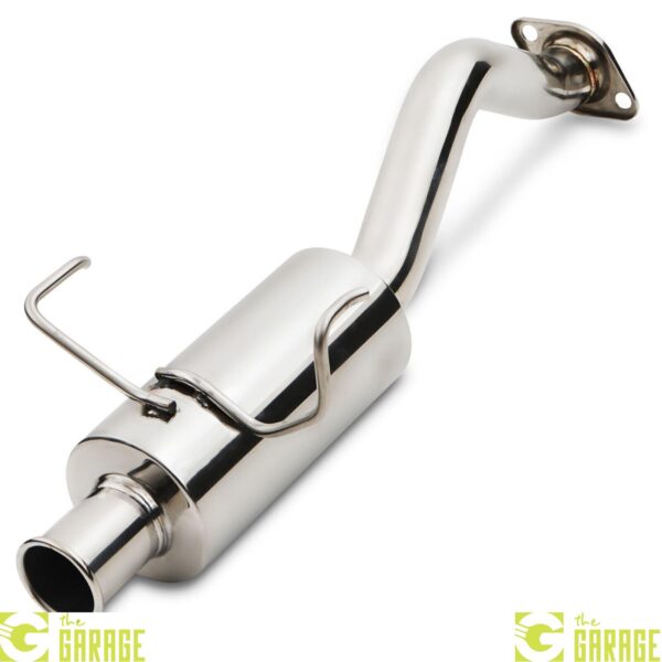 STAINLESS STEEL EXHAUST REAR SILENCER BACKBOX BOX FOR HONDA CIVIC EP3 2.0 TYPE R