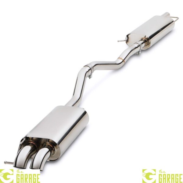 STAINLESS STEEL CAT BACK EXHAUST SYSTEM FOR VW TRANSPORTER T5 1.9 TDI SWB 03-09