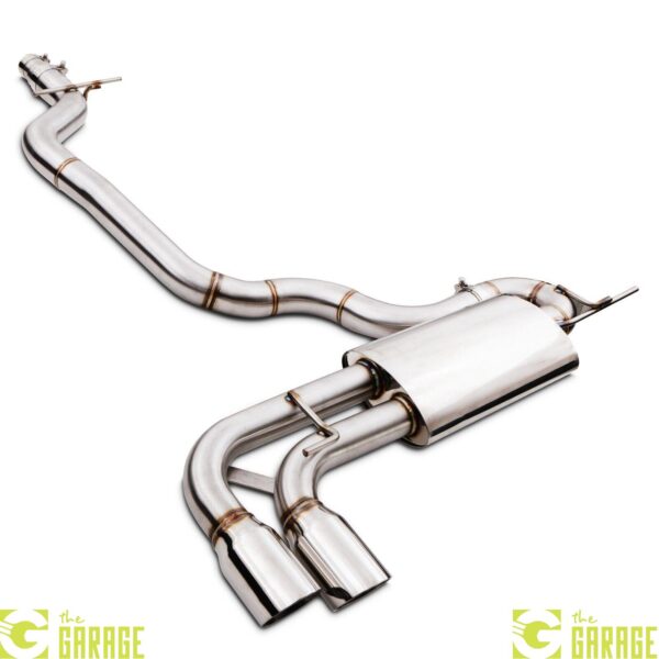 STAINLESS CATBACK PERFORMANCE EXHAUST CAT BACK SYSTEM FOR AUDI TT MK2 8J 06-14