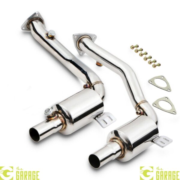 STAINLESS RACE EXHAUST DECAT DOWNPIPE FOR PORSCHE 986 BOXSTER 2.5 2.7 3.2 96-04