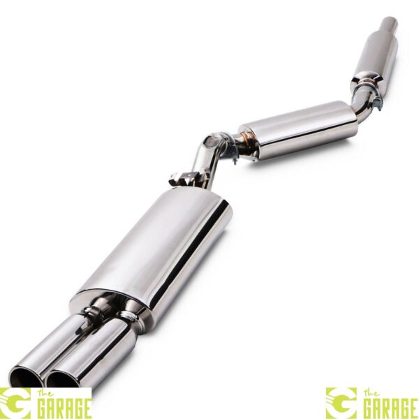 2.5" STAINLESS CAT BACK EXHAUST SYSTEM FOR VW GOLF MK2 1.6 1.8 GTI G60 8V 16V