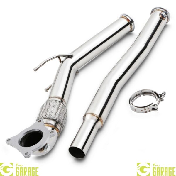 STAINLESS EXHAUST 3" DECAT DE CAT DOWNPIPE FOR SEAT LEON TOLEDO ALTEA 2.0 TFSI