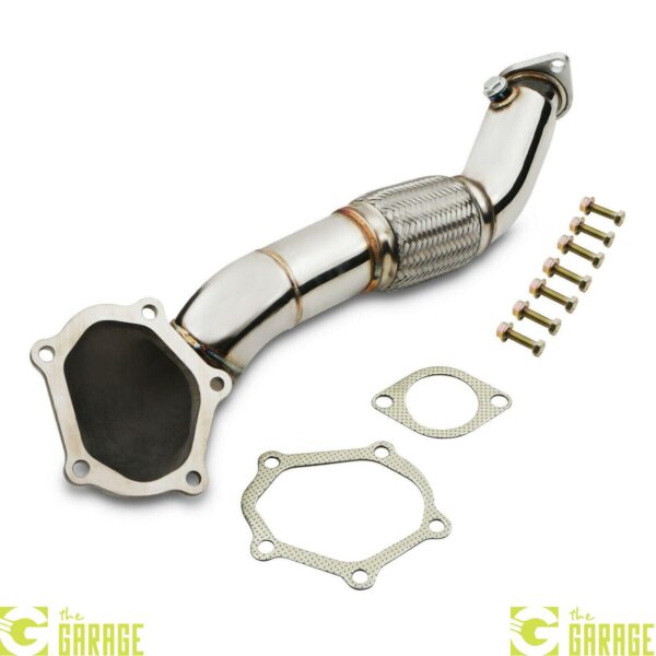 STAINLESS EXHAUST TURBO ELBOW DOWNPIPE FRONT PIPE FOR MITSUBISHI LANCER EVO 10 X