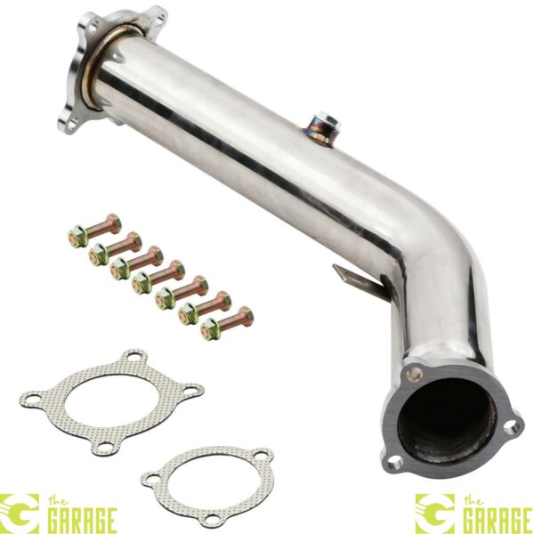 STAINLESS EXHAUST DOWNPIPE FOR AUDI A4 A5 B8 Q5 S LINE 2.0 TFSI QUATTRO 08-12