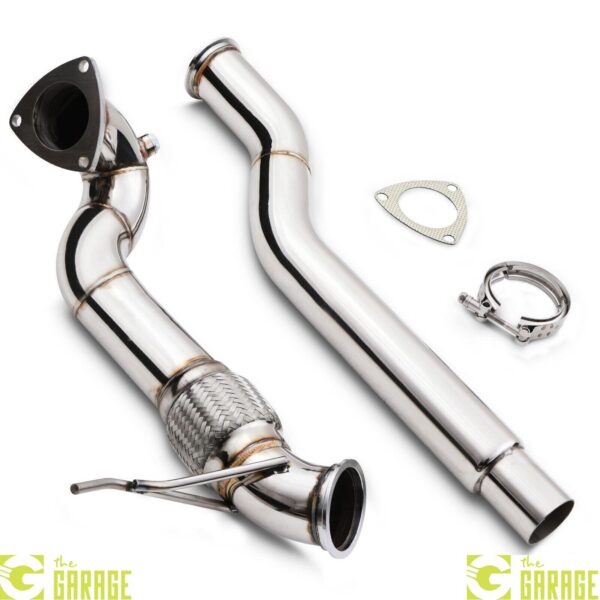 3" STAINLESS EXAUST DE CAT DECAT DOWNPIPE FOR AUDI S3 8L TT 8N MK1 1.8T 225 BHP