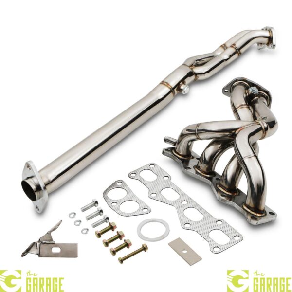 STAINLESS EXHAUST MANIFOLD DE CAT DECAT DOWNPIPE FOR MAZDA MX5 MX-5 NB MK2.5 1.8