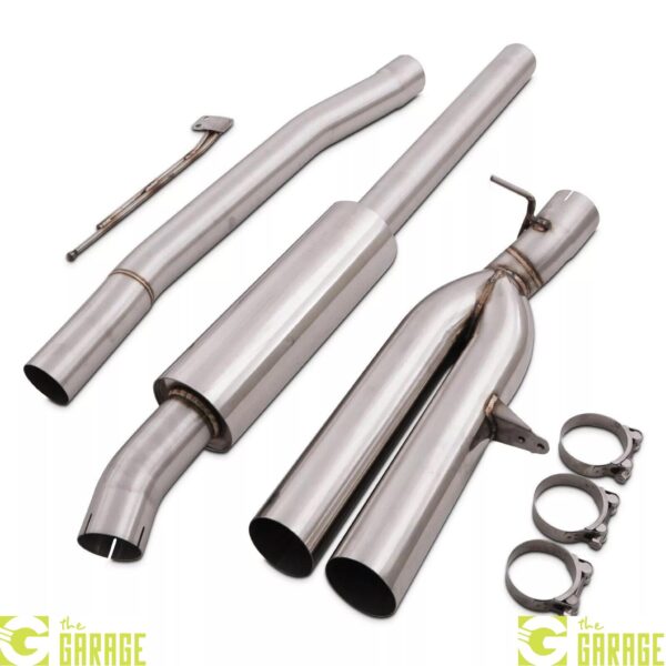 STAINLESS STEEL CATBACK SHOTGUN EXHAUST SYSTEM FOR MINI COOPER S F56 2.0 14-18