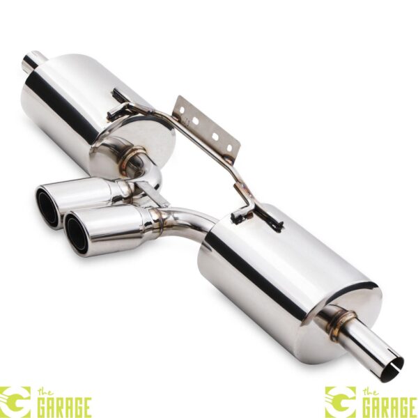 STAINLESS REAR SILENCER EXHAUST BACK BOX FOR PORSCHE BOXSTER 986 2.5 2.7 3.2 96-