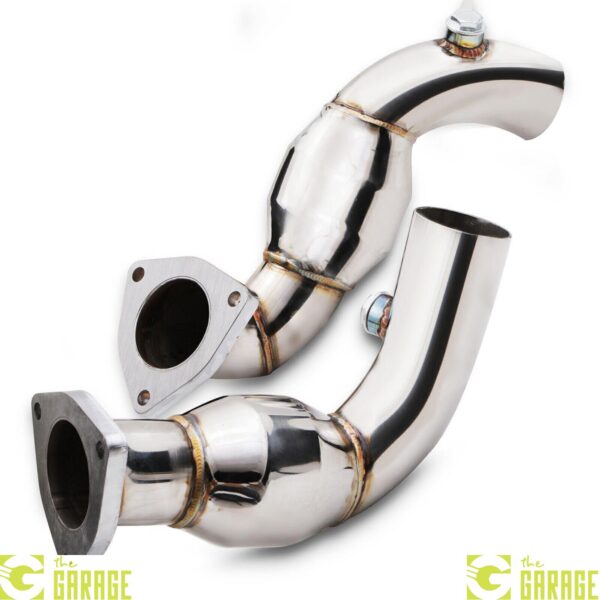 2.25" STAINLESS EXHAUST DECAT DE CAT PIPE PAIR FOR FORD MONDEO 3.0 V6 ST220