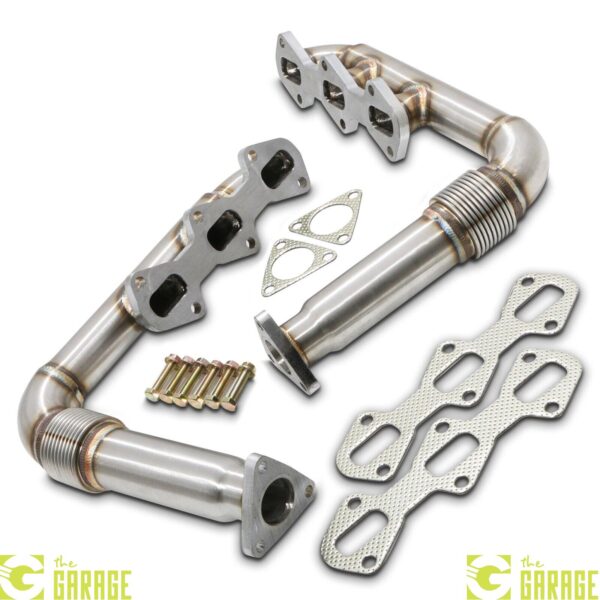 3MM STAINLESS STEEL EXHAUST MANIFOLDS FOR AUDI A4 B8 A5 8T 3.0 TDI V6 05-16