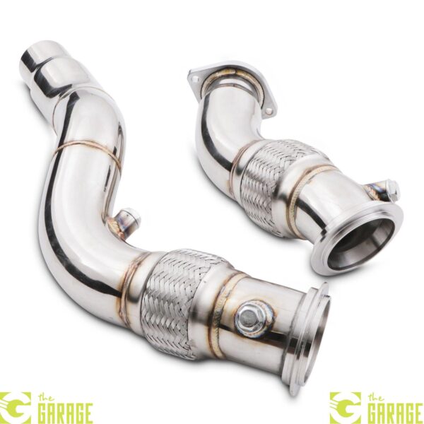 3" STAINLESS EXHAUST DE CAT DOWNPIPE DECAT FOR BMW 3 SERIES F80 M3 S55 2014-2019