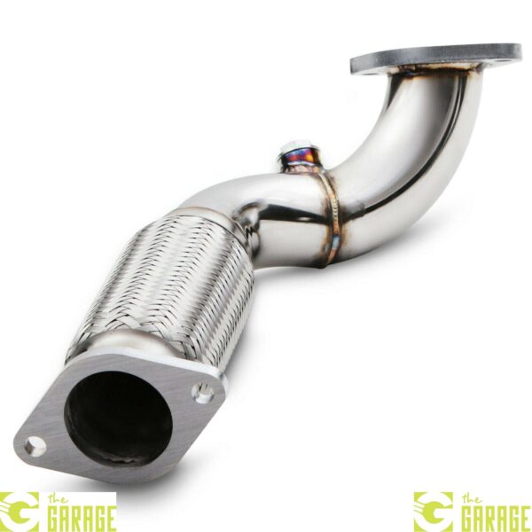 STAINLESS FLEXI EXHAUST RACE DOWNPIPE FOR FORD FIESTA MK6 ST150 ST 150 2.0 16V