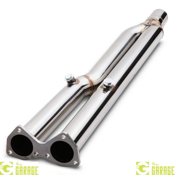 2.5" STAINLESS STEEL EXHAUST DE CAT DECAT PIPE FOR VW GOLF MK4 R32 3.2 03-04