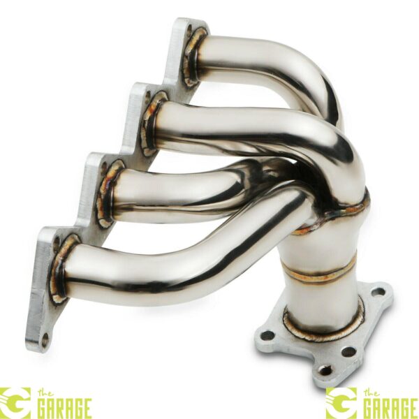 STAINLESS 4-1 DECAT DE CAT RACE SPORT EXHAUST MANIFOLD FOR VW POLO MK4 1.4 02-09