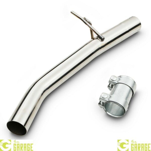 STAINLESS EXHAUST RESONATOR SILENCER BOX DELETE FOR AUDI A3 S3 8P FSI QUATTRO