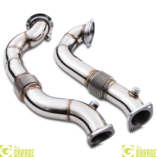 GRAVITY STAINLESS EXHAUST DECAT DOWNPIPES FOR BMW 3 SERIES E90 E92 335 N54 06-09