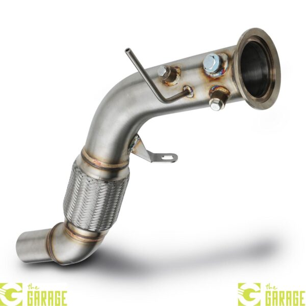 STAINLESS EXHAUST DECAT DOWN PIPE DECAT FOR BMW 5 SERIES E60 E61 M57N2 2003-2010