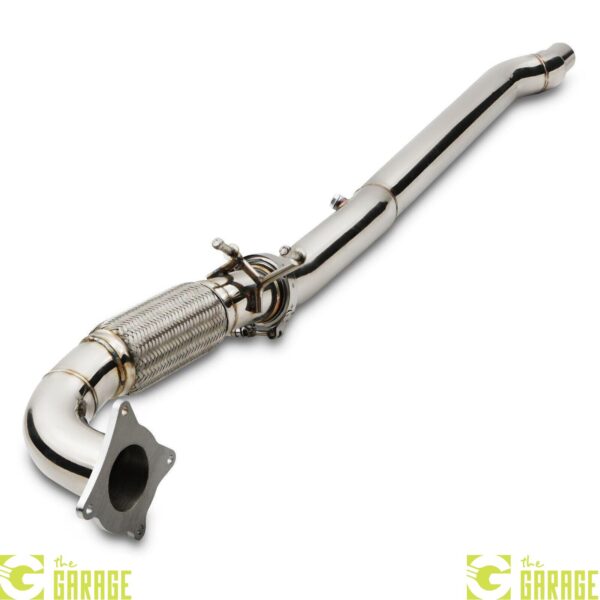 STAINLESS STEEL EXHAUST DECAT DOWNPIPE FOR VW GOLF R MK6 4MOTION AWD 2.0 04-10