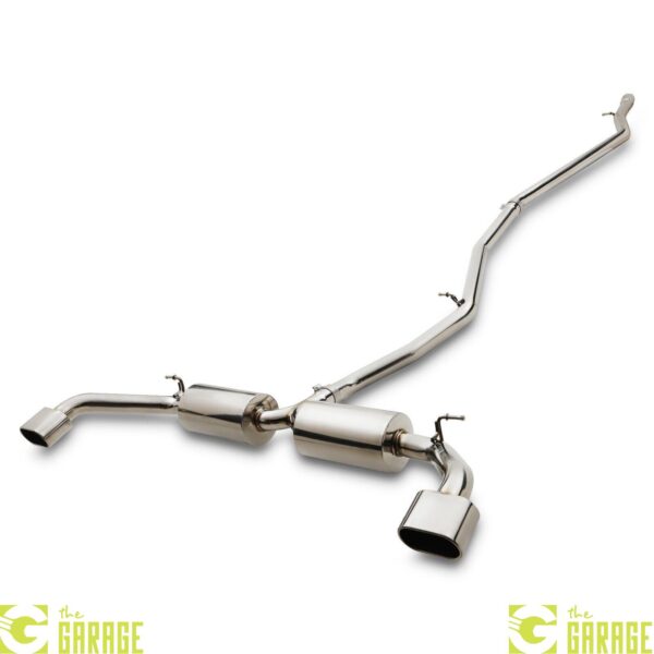 2.5" STAINLESS STEEL CAT BACK EXHAUST SYSTEM FOR BMW X5 E70 3.0D M57 2006-2013