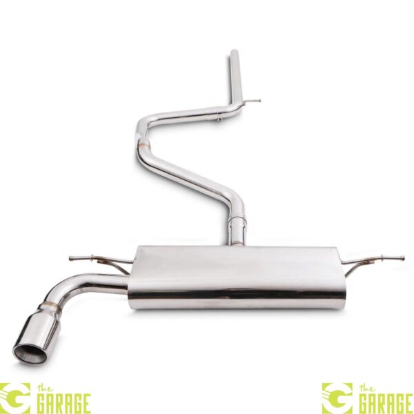 STAINLESS CAT BACK EXHAUST SYSTEM FOR VOLKSWAGEN VW GOLF MK7 1.6 2.0 TDI 13-20