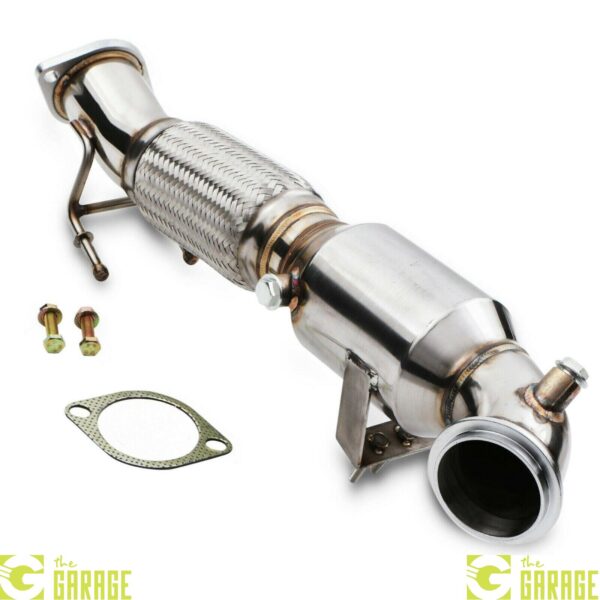 3" 200 CELL CPI STAINLESS FLEXI EXHAUST DOWNPIPE FOR FORD FOCUS MK3 ST 250 ST250