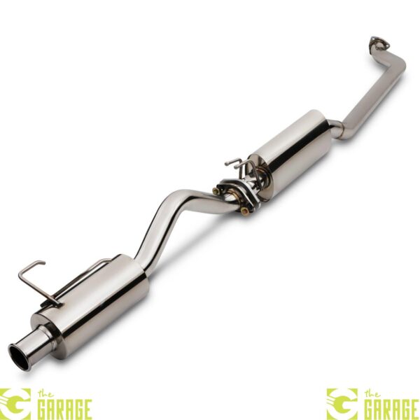 SINGLE TIP STAINLESS CAT BACK EXHAUST SYSTEM FOR HONDA CIVIC EP3 TYPE R 00-05